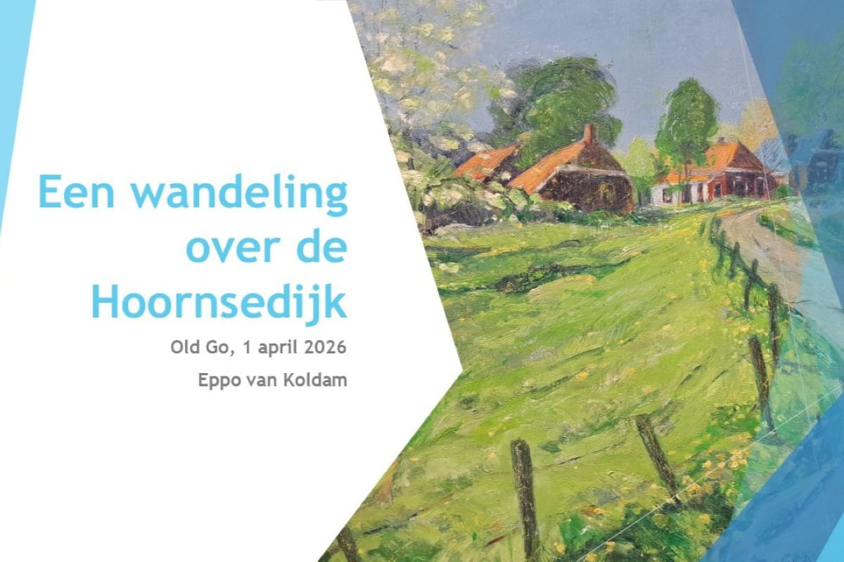 Ledenvergadering en lezing Hoornsedijk